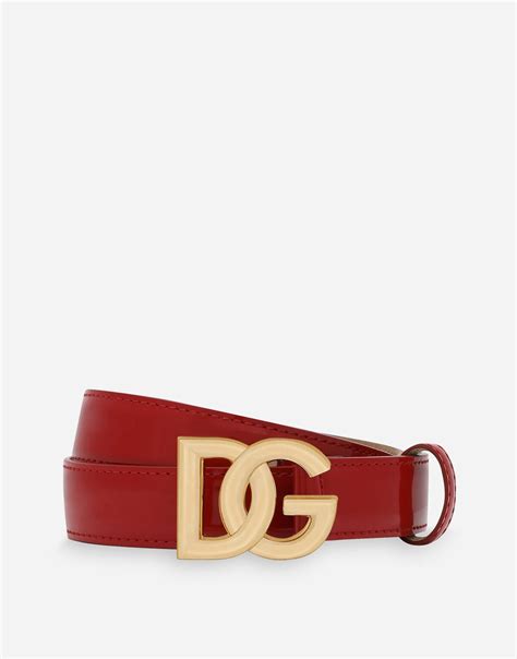 dolce gabbana red belt|dolce gabbana belt women's.